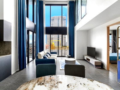 Condos for rent : The Lofts Silom - Beautiful 2 Bed Duplex Condo in CBD Area - BR12442CD