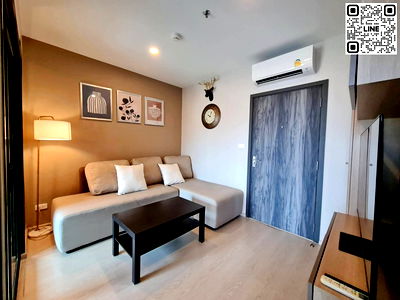 Condos for rent : 📲Line ID @556ryccg 🚄32 sqm 1 Bedroom Floor12A Elio Del Nest Sukhumvit 103 Fully furnished near BTS Udomsuk