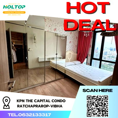 คอนโดให้เช่า : #R4712  ให้เช่าคอนโด The Capital Condo Din Daeng