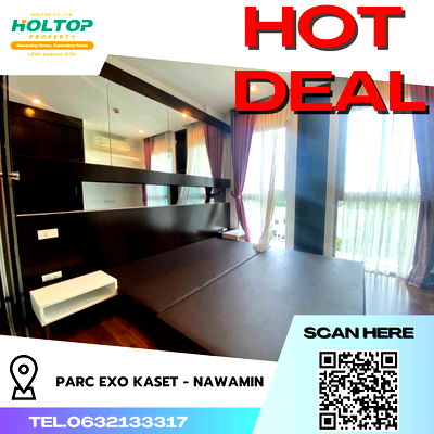 Condos for rent Ratchada-Ramintra Road : #R4700 Condo for rent Parc Exo Kaset - Nawamin
