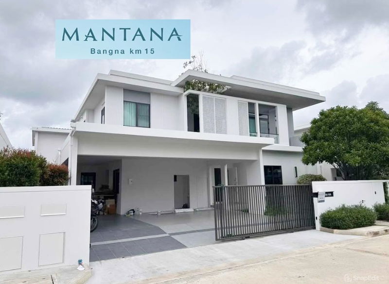 Houses for rent : **For Rent: Mantana Bangna Km.15 ** **Living Area: 283 sq.m. | Land Area: 88 sq.wah**