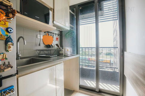 🚩 For Rent Condo IDEO MOBI SUKHUMVIT EASTGATE Building 1, Floor 9,Studio, Room size 22.00 sqm