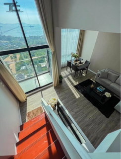 รูปภาพ UK01-185 For rent, Knightsbridge The Ocean Sriracha: Room type (Duplex 2 floors) 1 bedroom, 1 bathroom, 1 living room, 70 sq m., 28,000 baht/month