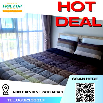 คอนโดให้เช่า : #R4716  ให้เช่าคอนโด Noble Revolve Ratchada 1