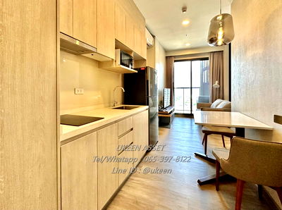 Condos for rent Si Racha Chonburi : UK01-176 Condo for rent (KEEN Centre Sriracha), luxury condo: 1 bedroom, 16,000 baht/month | Area 35.28 sq m., 19th floor, sea view