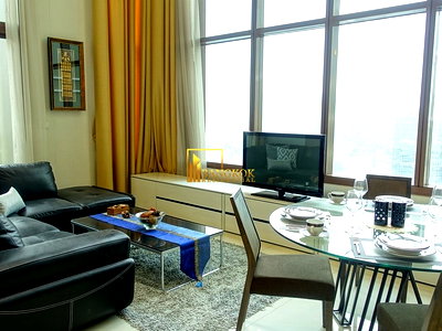 คอนโดให้เช่า : Emporio Place - Modern 2 Bed Duplex Condo in Phrom Phong - BR10544CD