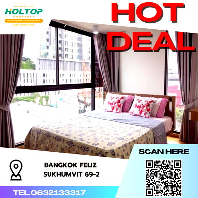 คอนโดให้เช่า : #S3956 ให้เช่า Bangkok Feliz Sukhumvit 69-2