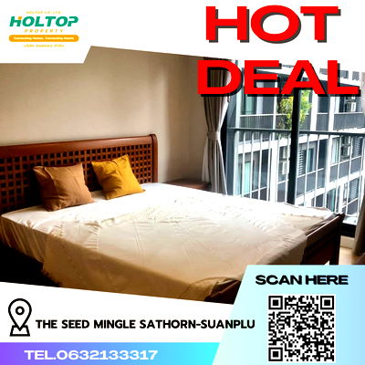 Condos for rent Ngamduplee Station : #R4717 Condo for rent The Seed Mingle Sathorn-Suanplu 