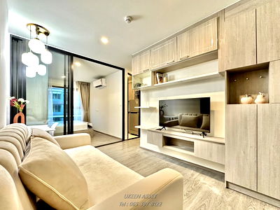 คอนโดให้เช่า : UK01-095  ให้เช่า Brixton Kaset-Sriracha Campus ห้องใหม่! บิ้วอินสวย พรีเมียม พร้อมอยู่ 💥 💰 เช่าเพียง 8,500 บาท/เดือน (รวมเครื่องซักผ้า)