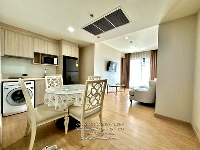 Condos for rent Samitivej Chonburi Hospital  : UK01-155 Condo for rent Infinity One Chonburi 25,000 baht, 2 bedrooms, 2 bathrooms, 56 sq m., 12A floor, next to Central Chonburi.