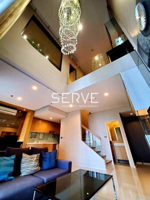 เช่าคอนโด เซ็นทรัลเวิลด์ : 🔥ห้อง Duplex ไซส์ใหญ่ มีอ่างอาบน้ำ เฟอร์จัดเต็มมาก วิวดีสุดๆ พร้อมเข้าอยู่ คอนโดหรู ทำเลดีเดินทางง่าย ใกล้ MRT เพชรบุรี  @ Villa Asoke