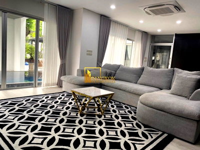 Houses for rent Kasem Bundit Phatthanakan University  : Noble Tara - Contemporary 5 Bed Pool Villa in Pattanakarn - BR7900SH