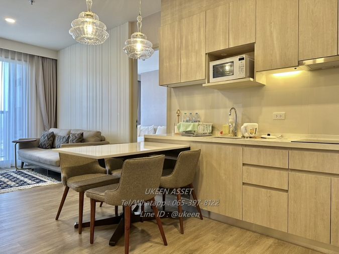 UK01-154 ให้เช่า Keen Sriracha คีน ศรีราชา : 2 Bedroom  62 ตร.ม. ชั้น 32 วิวทะเล ห้องสวย**ฟรีแม่บ้านทำความสะอาดอาทิตย์ละ 2 ครั้ง **