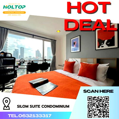 เช่าคอนโด BTS เซนต์หลุยส์ : #R4732  ให้เช่าคอนโด Silom Suite Condominium