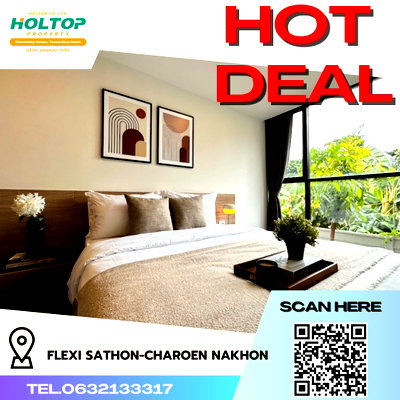 คอนโดให้เช่า : #R4721 ให้เช่าคอนโด  FLEXI Sathon-Charoen Nakhon