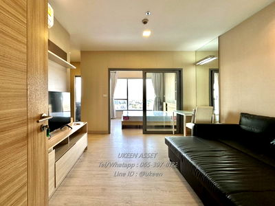 เช่าคอนโด รพ.ชลบุรี : UK01-152 ให้เช่า Casalunar Mesto Condo : คอนโดติดเซ็นทรัลชลบุรี 13,000 บาท/เดือน 1 ห้องนอน | ชั้น 11 | 33.32 ตร.ม. ห้องวิวทะเลสวยเฟอร์นิเจอร์ครบ 