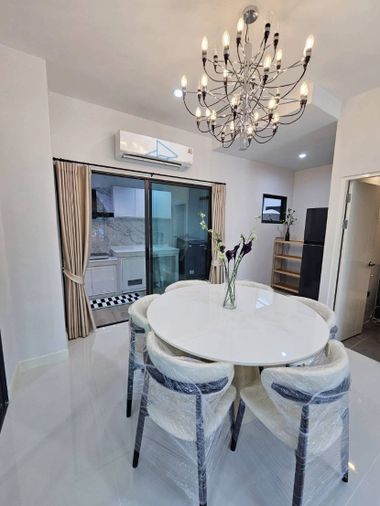 3-bed townhouse for rent, 152 sqm, 25.6 sq wah, Baan Klang Muang Rama 9 - Krungthep Kreetha