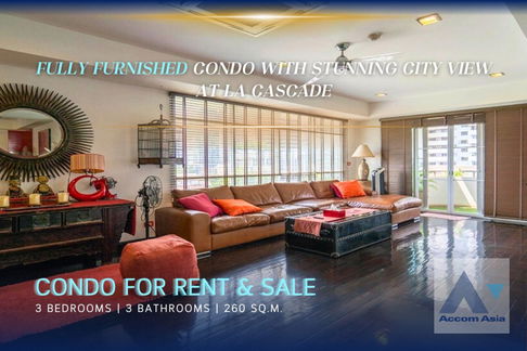 🔼🔽 AccomA 📩  Stylish condominium with skyline view and bold interiors in Thong Lo (AA31037)
