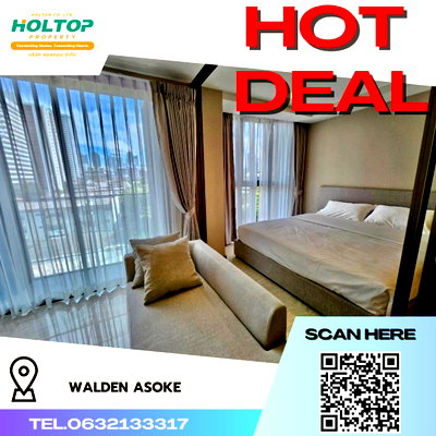 คอนโดให้เช่า : #R4758  ให้เช่าคอนโด Walden Asoke