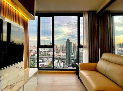 คอนโดให้เช่า : 📣Nice room!📣 ให้เช่าคอนโด วันไนน์ไฟว์ อโศก-พระราม 9 อาคาร A ชั้น 28 1 ห้องนอน ขนาด 40.00 ตรม ใกล้ เซ็นทรัล พระราม 9