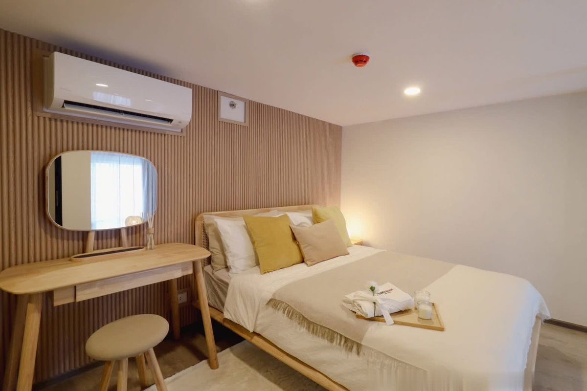 picture 🔮🎈 Condo for rent luxury condo new room Soho Bangkok Ratchada Decorated in Muji style, beautiful view, fully equipped with facilities 🧳 - 4/8