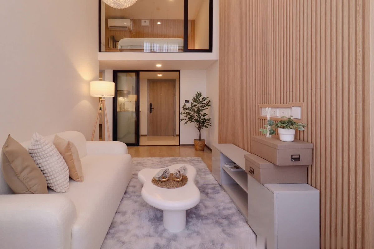 picture 🔮🎈 Condo for rent luxury condo new room Soho Bangkok Ratchada Decorated in Muji style, beautiful view, fully equipped with facilities 🧳 - 8/8