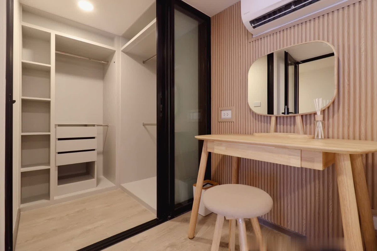 picture 🔮🎈 Condo for rent luxury condo new room Soho Bangkok Ratchada Decorated in Muji style, beautiful view, fully equipped with facilities 🧳 - 5/8
