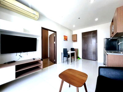 คอนโดให้เช่า : UK01-126 ให้เช่า The Sky Condo ศรีราชา ราคาเช่า: 10,000 บาท/เดือน 1 ห้องนอน ชั้น 15 วิวเมืองและภูเขา พร้อมอยู่  