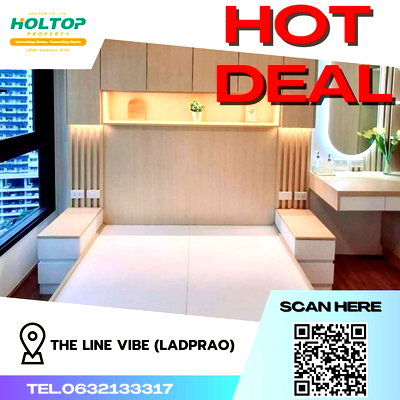 Condos for rent : #Z981 Condo for rent The Line Vibe (Ladprao)