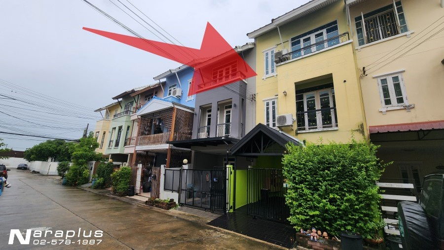 รูป 68060728 : ขายทาวน์เฮ้าส์ 3 ชั้น หน้ากว้าง 5 เมตร บนที่ดินขนาด 20 ตารางวา หมู่บ้าน ออลสวีท สายไหม 54/1 กรุงเทพ  - รูปที่ 2/22