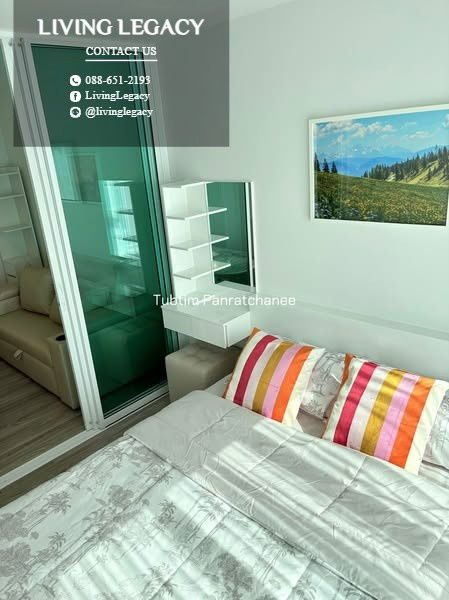 รูป SY6LPV ให้เช่าคอนโด Regent Home Bangna 28 ตร.ม. ชั้น 12 line id : @livinglegacy - รูปที่ 2/6