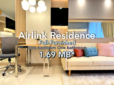 ขายคอนโด : 🛬 ขายคอนโด Airlink Residence ห้องมุม วิวสนามบิน ✨อาคาร 3 | ชั้น 5 | ขนาด 35 ตร.ม. 🌤 วิวโปร่ง ลมดี 