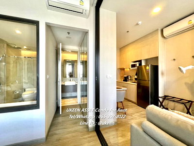 Condos for rent : UK01-113 Condo for rent KEEN SRIRACHA : 17,500 baht/month (1 year contract) 1 Bed 35 sq m. | Floor: 15 ** Free! Cleaning maid 2 times a week **