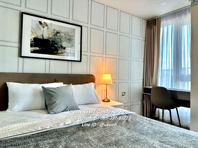 เช่าคอนโด ม.เกษตรศาสตร์ ศรีราชา : UK01-118 คอนโด Atmoz Serene Sriracha ตรงข้าม ม.เกษตรฯ ศรีราชา : 1 ห้องนอน 25 ตร.ม. ค่าเช่าเพียง 7,500 บาท/เดือน