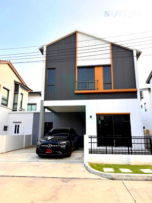 บ้านเดี่ยว บางบ่อ สมุทรปราการ : ขายบ้านแฝด โครงการ อณาสิริ บางนา 2 ชั้น 3 ห้องนอน 3 ห้องน้ำ