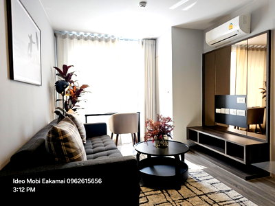 คอนโดให้เช่า : ไอดีโอ้ โมบิ สุขุมวิท 40 1นอน 1น้ำ พื้นที่ 35 ตรม ให้เช่า 23,000 บาท สนใจโทร น้อง 096-2615656 พร้อมให้นัดหมายเข้าชมทุกวัน