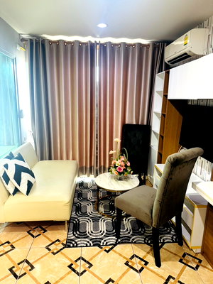 Condos for rent Rayong : The Parkland Rayong Condo, room 30 sqm  floor 8 full furnish