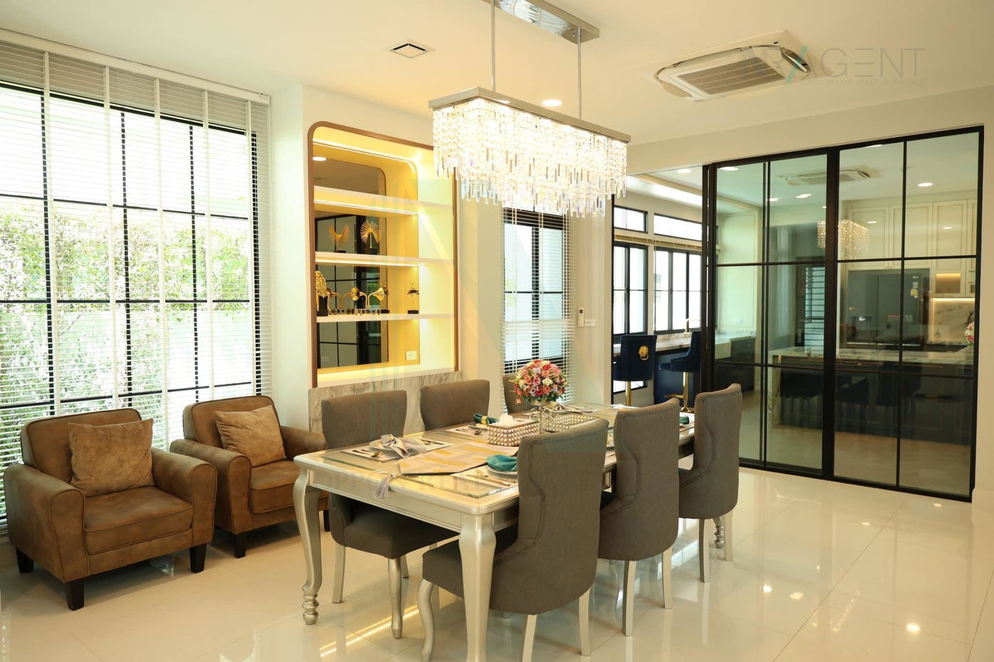 picture 🚩 For Rent 2-story House NANTAWAN RAMA 9-NEW KRUNGTHEPKREETHA 5 bedroom 6 bathroom - 2/8