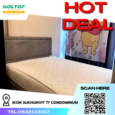 คอนโดให้เช่า : #R4778  ให้เช่าคอนโด IKON SUKHUMVIT 77 CONDOMINIUM