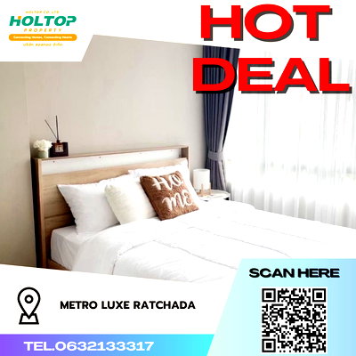 Condos for rent : #S3987 For Rent Metro Luxe Ratchada