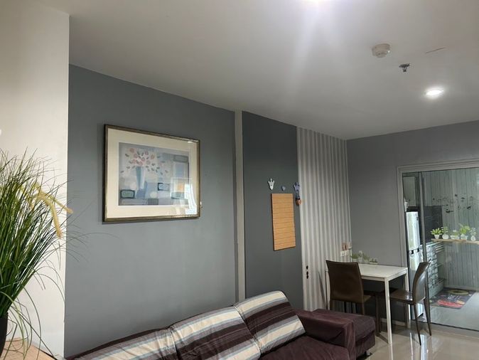Condo for rent Aspire Rama 9, MRT Rama 9, beautiful room, 2 bedrooms