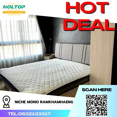 คอนโดให้เช่า : #R4790  ให้เช่าคอนโด Niche MONO Ramkhamhaeng