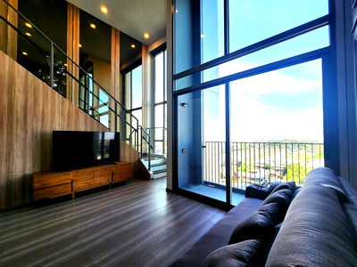 Condos for rent Bang Plee Samut Prakarn : 🌿 For Rent! Loft Condo in a 30-Rai Urban Forest 🌿   ✨ Whizdom The Forestias (MYTOPIA) Bang
