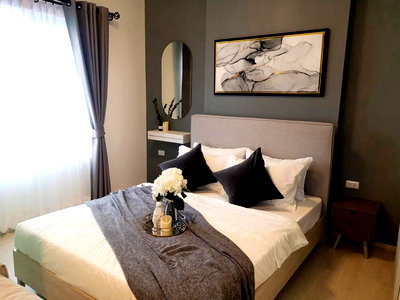 Condos for rent Esplanade Ratchadapisek  : 🔥Chapter One Eco Ratchada - Huai kwang 🚝 MRT Huaikwang 📌Nicely decorated, high floor, ready to move in // Ask more info Line Official: @Promptyou