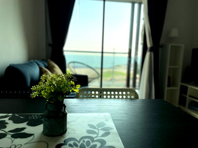 Condos for rent : Beachfront condominium,  Courtyard Rayong - 1 Bed Room and sea view