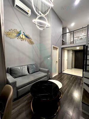 Condos for rent : For rent, Knightsbridge Space Rama 9, Duplex, 1 bedroom, 6th floor, near Central Rama 9.