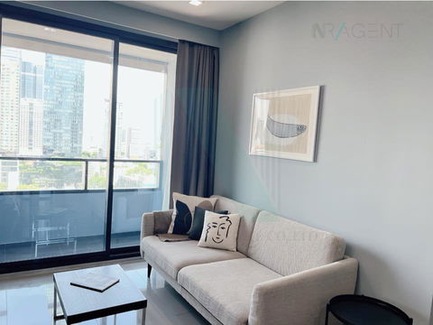 📌 For Rent Condo M SILOM Building 1, Floor 19,1 bed room, Room size 53.00 sqm