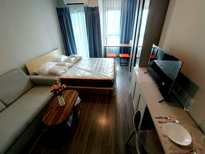 เช่าคอนโด เขตบางกะปิ : ให้เช่า ไอดีโอ รามคำแหง ลำสาลี สเตชั่น Ideo Ramkhamhaeng Lam Sali Station