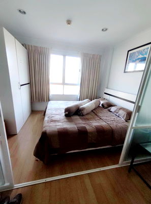 Condos for rent The Nine Rama 9 : LP26264  Lumpini Ville Ramkamhaeng 26, floor 7, building-A, size 32 sqm. 8,500.-/month 064-959-8900