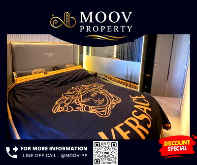 Condos for rent รพ.ตำรวจ : 🔥For Rent Life Asokey hype 🔥Luxury  decorated , Fully furniture , ready to move in //Ask more info LineOA : @moov-pp